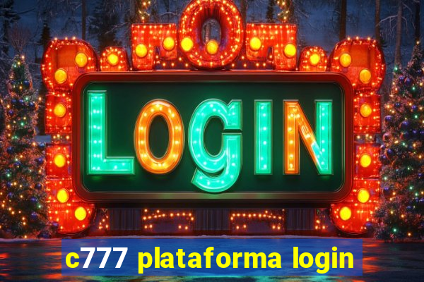 c777 plataforma login